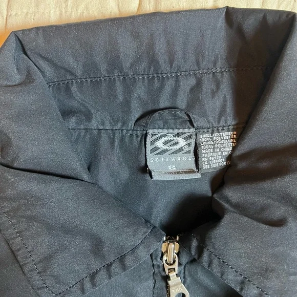 Vintage Oakley Software Women Black Zip Jacket Size Small Mid-Length Y2K Rare - Picture 3 of 5